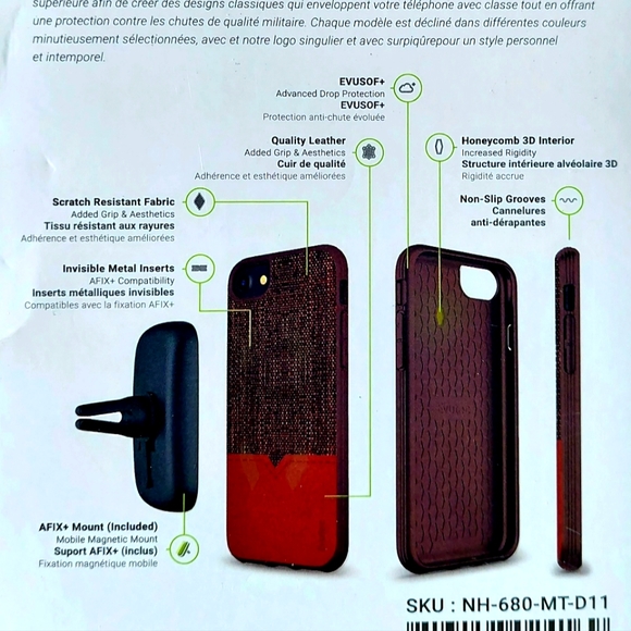 IPhone 8 phone plus case - BRIGANDINE/LAVA - Picture 4 of 4